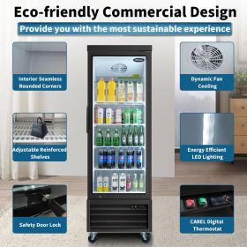 ORIKOOL Beverage Refrigerators Cooler 53 inch 3 Glass Door Back Bar, 480 Cans Commercial Display Bar Fridge for Beer Wine and Drink 11.3 Cu.Ft