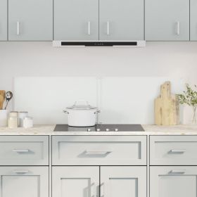 Kitchen Backsplashes 2 pcs Transparent 27.6"x19.7" Tempered Glass