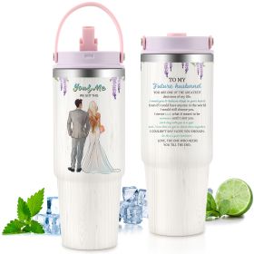 30oz Stainless Steel Cup (Option: Style42)