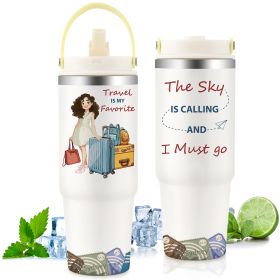 30oz Stainless Steel Cup (Option: Style37)